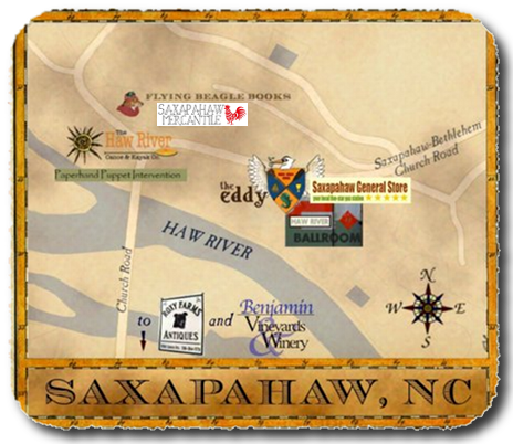 Saxapahaw Business Map